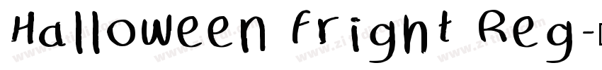 Halloween Fright Reg字体转换